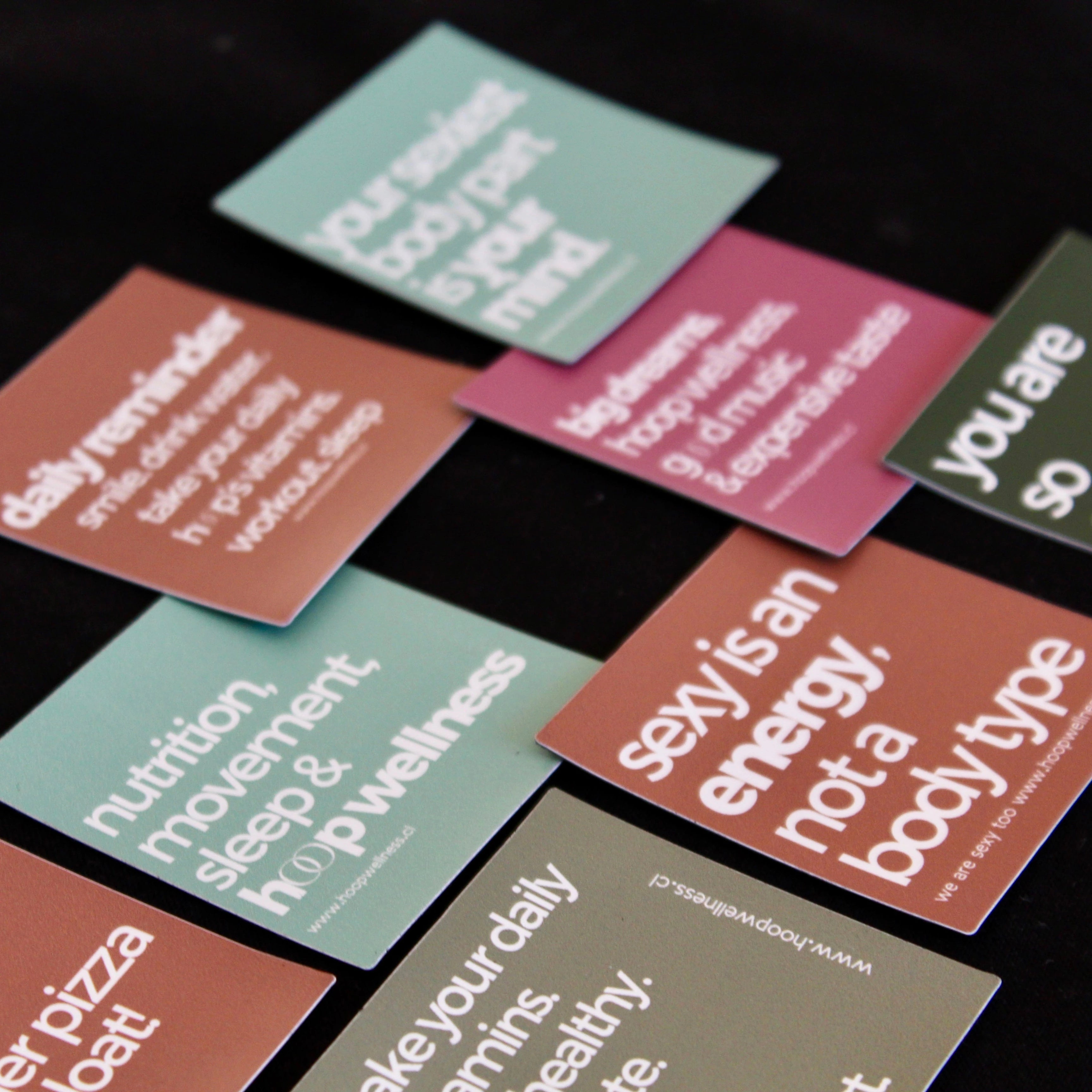 Random Magnet Hoop Wellness Quotes