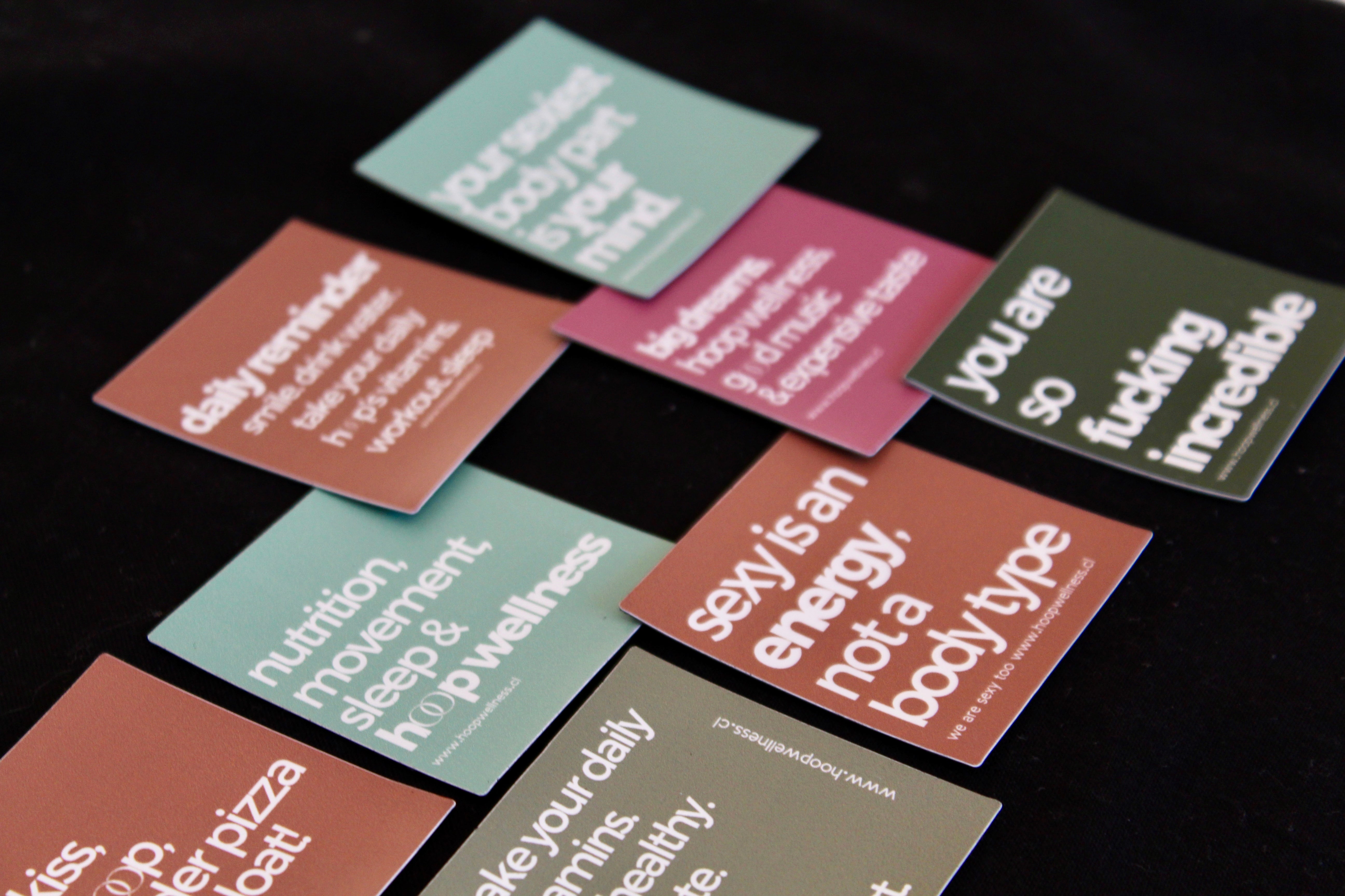 Random Magnet Hoop Wellness Quotes