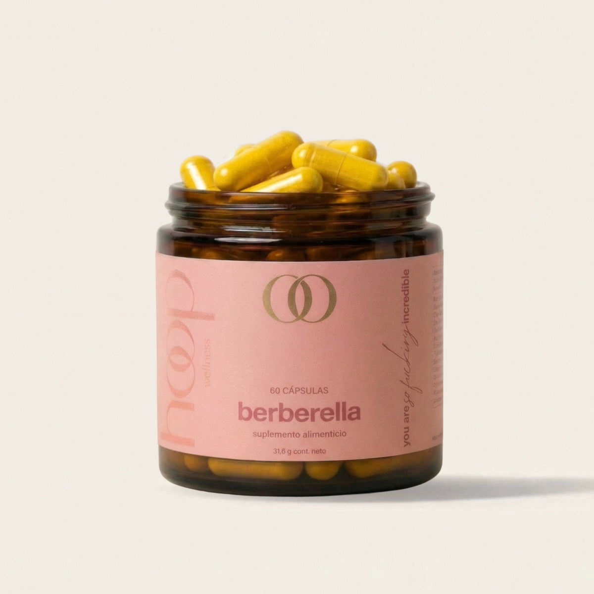 Berberella Less Cravings – cápsulas de berberina de Hoop Wellness para frenar los antojos